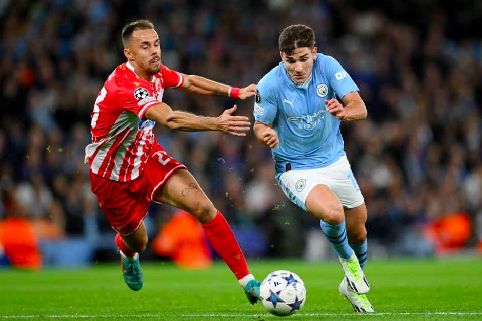  哈兰德双响助曼城逆转阿森纳  